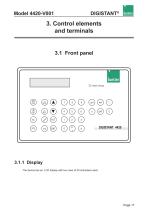 Operation Manual DIGISTANT® 4420-V001-17