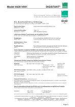 Operation Manual DIGISTANT® 4420-V001-3