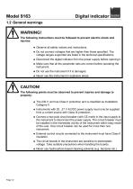 Operation Manual Digital Indicator Model 9163-12