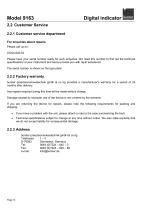 Operation Manual Digital Indicator Model 9163-14
