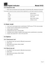 Operation Manual Digital Indicator Model 9163-15