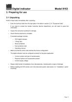 Operation Manual Digital Indicator Model 9163-17