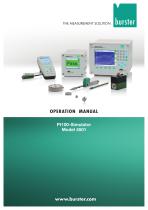 OPERATION MANUAL Load Cell for Manually Operated Presses Model 8451-1