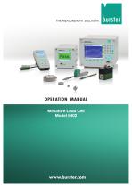 Operation Manual Miniature Load Cell Model 8402 2025-1