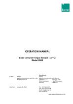 Operation Manual Model 8565-1