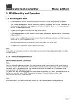 Operation Manual Multichannel Amplifier Model 9235/9236-17