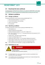 Operation Manual - RESISTOMAT Model 2311-11