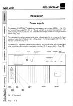 Operation Manual RESISTOMAT® Type 2304-18