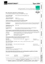 Operation Manual RESISTOMAT® Type 2304-3