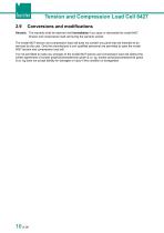 Operation manual Tension and compression load cell Model 8427-10