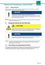 Operation manual Tension and compression load cell Model 8427-13