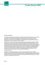 Operation manual Torque sensor Model 8655 2025-2