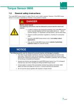 Operation manual Torque sensor Model 8655 2025-7