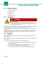 Operation manual Torque Sensor Model 8656-10