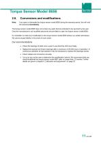 Operation manual Torque Sensor Model 8656-11