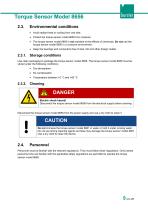 Operation manual Torque Sensor Model 8656-9