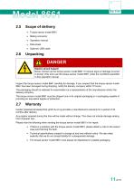 Operation Manual Torque sensor Model 8661-11
