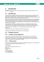 Operation Manual Torque sensor Model 8661-9