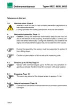 Operation Manual Torque Sensor Models 8627, 8628, 8632-6