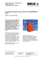 Press release E-stop module RK 5942-1