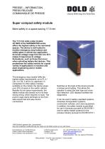 Press release E-stop module UF 6925-1