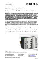 Press release Electronic enclosure KV 460-1