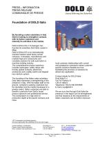 Press release Foundation of DOLD Italia-1
