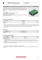 MEMS-FPI spectrum sensor C13272-03 - 10