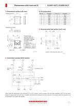 Photosensors with front-end IC S15597-01CT, S15658-01CT - 7