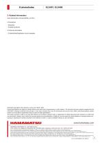 Si photodiodes S12497, S12498-3