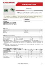 Si PIN photodiode S10993-02CT-1