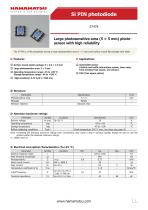 Si PIN photodiode S7478-1