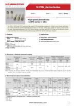 Si PIN photodiodes S5971, S5972, S5973 series-1