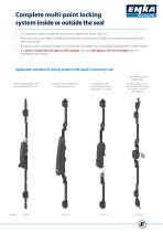 Complete multi-point locking system made of high quality plastic - 3