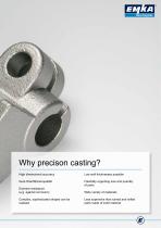 EMKA PRECISION CASTING Production competence from one source - 9