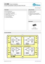 iC-BM    Quad Four-Quadrant Analog Multiplier - 1