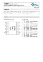 iC-BM    Quad Four-Quadrant Analog Multiplier - 2