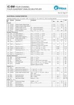 iC-BM    Quad Four-Quadrant Analog Multiplier - 5