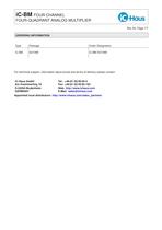 iC-BM    Quad Four-Quadrant Analog Multiplier - 7