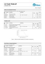 iC-TL85    Infrared 850 nm LED with Lens or Flat Window for High-Resolution Optical Encoders -2