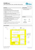 iC-WD    Switched-Mode Dual 5 V Regulator for 8 V to 36 V - 1