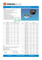 Standard Open & Encapsulated Toroidal Transformers - 1