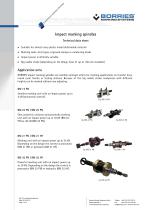 Impact marking spindles - 1