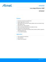 ATA2526 IR Receiver IC Optimized for Standard Remote Control Solutions, Supply Voltage 3 - 5V-1