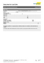 Data sheet S-Beam force sensor KT1503 - 2