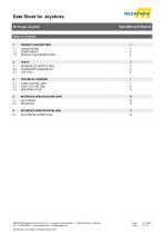 Data sheet SpaceMouse Module-2