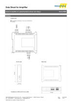 Datasheet signal amplifier MVR - 3