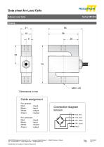 S-beam force cell - KM1403 - 3