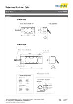 Shear beam force cell - KM200-3