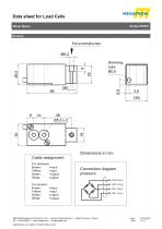 Shear beam force cell - KM701 - 3